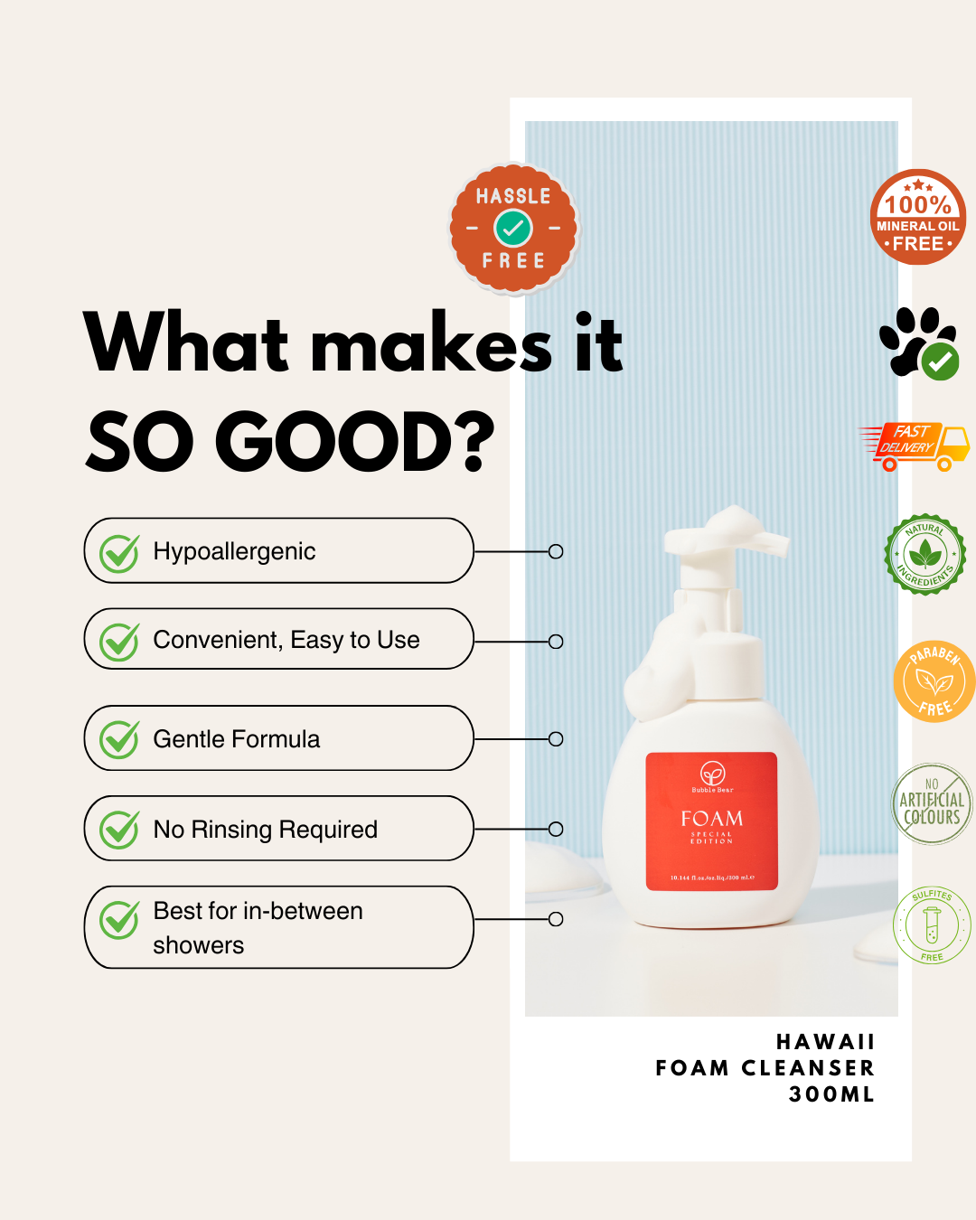 Organic Fuss-Free Foam Cleanser